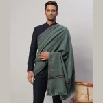 Men's Casual Grey Shawl Winter Wrap Wool Lohi