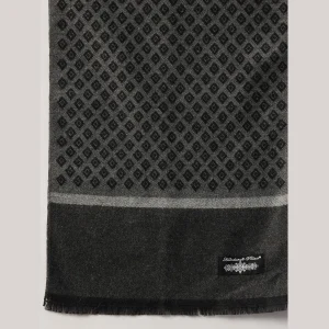 Men's Fashion ​Cashmere Muffler Black Diamond Scarves - Image 7