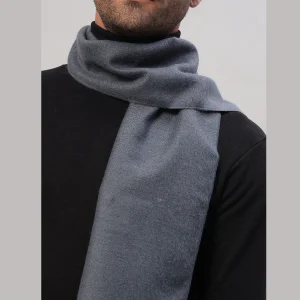 Men's Grey & Blue Ombre Scarf Comfortable Wool Muffler - Image 6