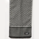 Men's Grey Diamond Wool Muffler Winter Neck Wraps - Image 7
