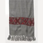 Men's Grey Wool Muffler Neck Wrap Reversible Scarf - Image 7