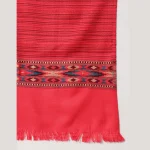 Men's Meditation Wrap Shawl Pink Wool - Image 7