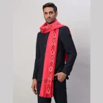 Mens Meditation Wrap Solid Pink Blanket / Shawl - Image 4