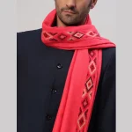 Mens Meditation Wrap Solid Pink Blanket / Shawl - Image 6