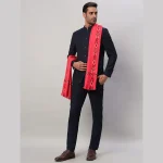 Mens Meditation Wrap Solid Pink Blanket / Shawl - Image 5