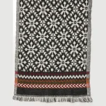 Men's Neck Wraps Grey Fair Isle Reversible Muffler - Image 7