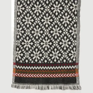 Men's Neck Wraps Grey Fair Isle Reversible Muffler - Image 7
