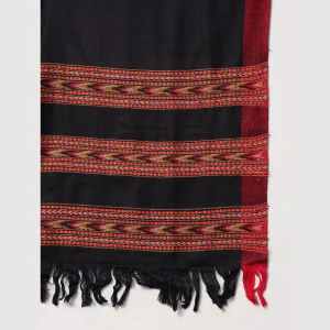 Men's Oversized Blanket Black Cashmere Scarf /Shawl - Image 7
