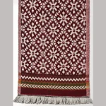 Men's Red Fair Isle Reversible Muffler - Image 7