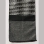 Men's Reversible Abstract Pattern Soft Wool Muffler - Image 6