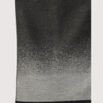 Men's Reversible Warm Wool Scarf Grey & Black Ombre - Image 7