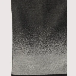 Men's Reversible Warm Wool Scarf Grey & Black Ombre - Image 7
