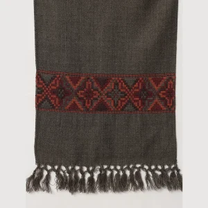 Men's Solid Brown Wool Muffler - Image 7