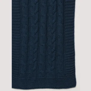 Men's Teal Blue Knitted Neck Wraps Muffler - Image 7