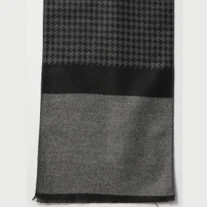 Men's Winter Grey & Black Abstract Scarf / Muffler - Image 7