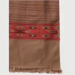 Men's Winter Wrap Brown Striped Shawl - Image 7