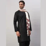 Men's Wraps White Wool Shawl Gift For Dad - Image 4