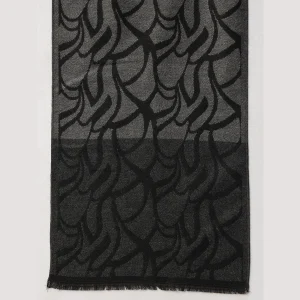 Neck Wrap Casual Reversible Black Abstract Muffler - Image 7