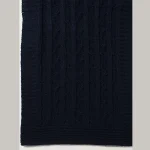 Neck Wraps Reversible Blue Knitted Men's Muffler - Image 7