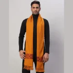 New Mustard Yellow Cashmere Wool Men's Muffler