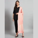 Pashmina Pink Shawl Wrap Head Scarves for Women - Image 3