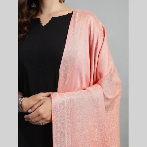 Pashmina Pink Shawl Wrap Head Scarves for Women - Image 5