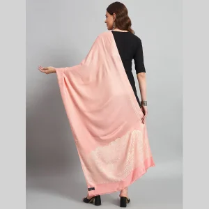 Pashmina Pink Shawl Wrap Head Scarves for Women - Image 7