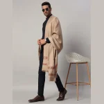 Reversible Brown Wool Shawl Gents Lohi - Image 2