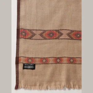 Reversible Brown Wool Shawl Gents Lohi - Image 7