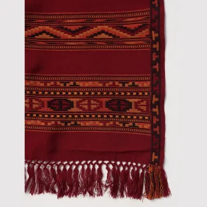 Unisex Wraps Solid Maroon Shawl - Image 7
