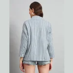 Winter Clothing Grey Floral Suzani Jacket For Women's - Image 9