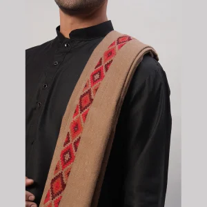 Winter Solid Brown Blanket/Shawl Unique Gift For Men's - Image 6