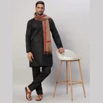 Winter Solid Brown Blanket/Shawl Unique Gift For Men's - Image 4