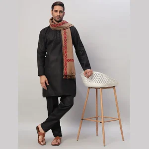 Winter Solid Brown Blanket/Shawl Unique Gift For Men's - Image 4