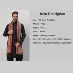 Winter Solid Brown Blanket/Shawl Unique Gift For Men's - Image 8