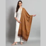 Winter Warmer Wrap Brown Paisley Stole - Image 2