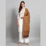 Winter Warmer Wrap Brown Paisley Stole - Image 3
