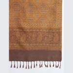 Winter Warmer Wrap Brown Paisley Stole - Image 6