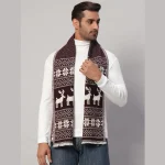 Winter Wine Muffler Soft Wool Neck Wrap Scarf