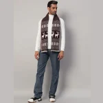 Winter Wine Muffler Soft Wool Neck Wrap Scarf - Image 5