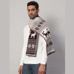 Winter Wine Muffler Soft Wool Neck Wrap Scarf - Image 3