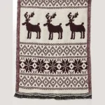 Winter Wine Muffler Soft Wool Neck Wrap Scarf - Image 7