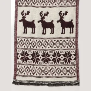 Winter Wine Muffler Soft Wool Neck Wrap Scarf - Image 7