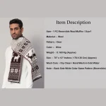 Winter Wine Muffler Soft Wool Neck Wrap Scarf - Image 8