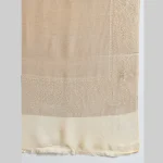 Winter Wrap Warm Scarf Women Casual Beige Paisley Stole - Image 6
