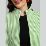 Women Green Suzani Embroidery Jacket Gift For Girls - Image 8