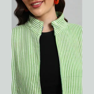 Women Green Suzani Embroidery Jacket Gift For Girls - Image 8
