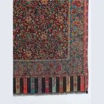 Women's Black Floral Soft Wool Stole 80"x30" - Image 6