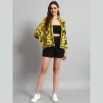 Women's Clothing Reversible Yellow Suzani Jacket - Image 6