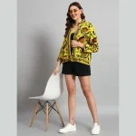 Women's Clothing Reversible Yellow Suzani Jacket - Image 3